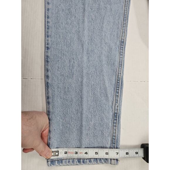 Vintage Levi’s 550 Orange Tab Jeans USA Fabric Mexico 36x32 90s Relaxed Tapered - Picture 7 of 14